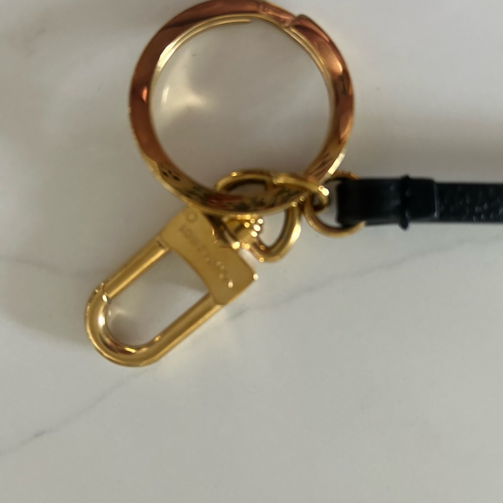 Louis Vuitton Gold and Black Key Holder